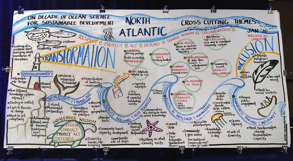 Summary infographic for the North Atlantic Regional Meeting